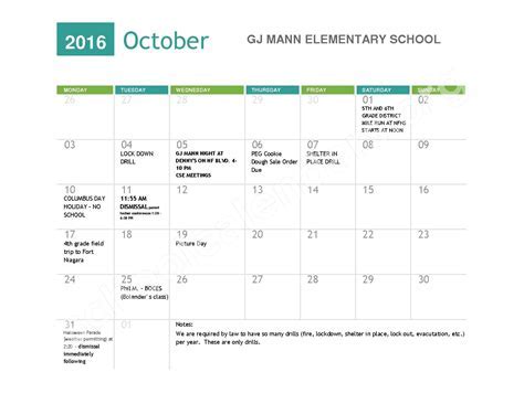 niagara falls school calendar 2023